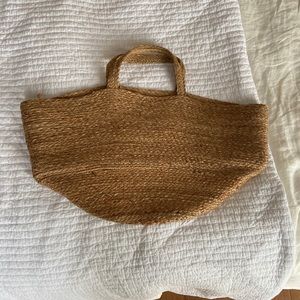 Large jute tote bag